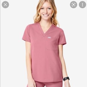 Figs scrubs mauve xxs top Katerina s yolo pants